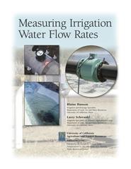 Measuring Irrigation Water Flow Rates