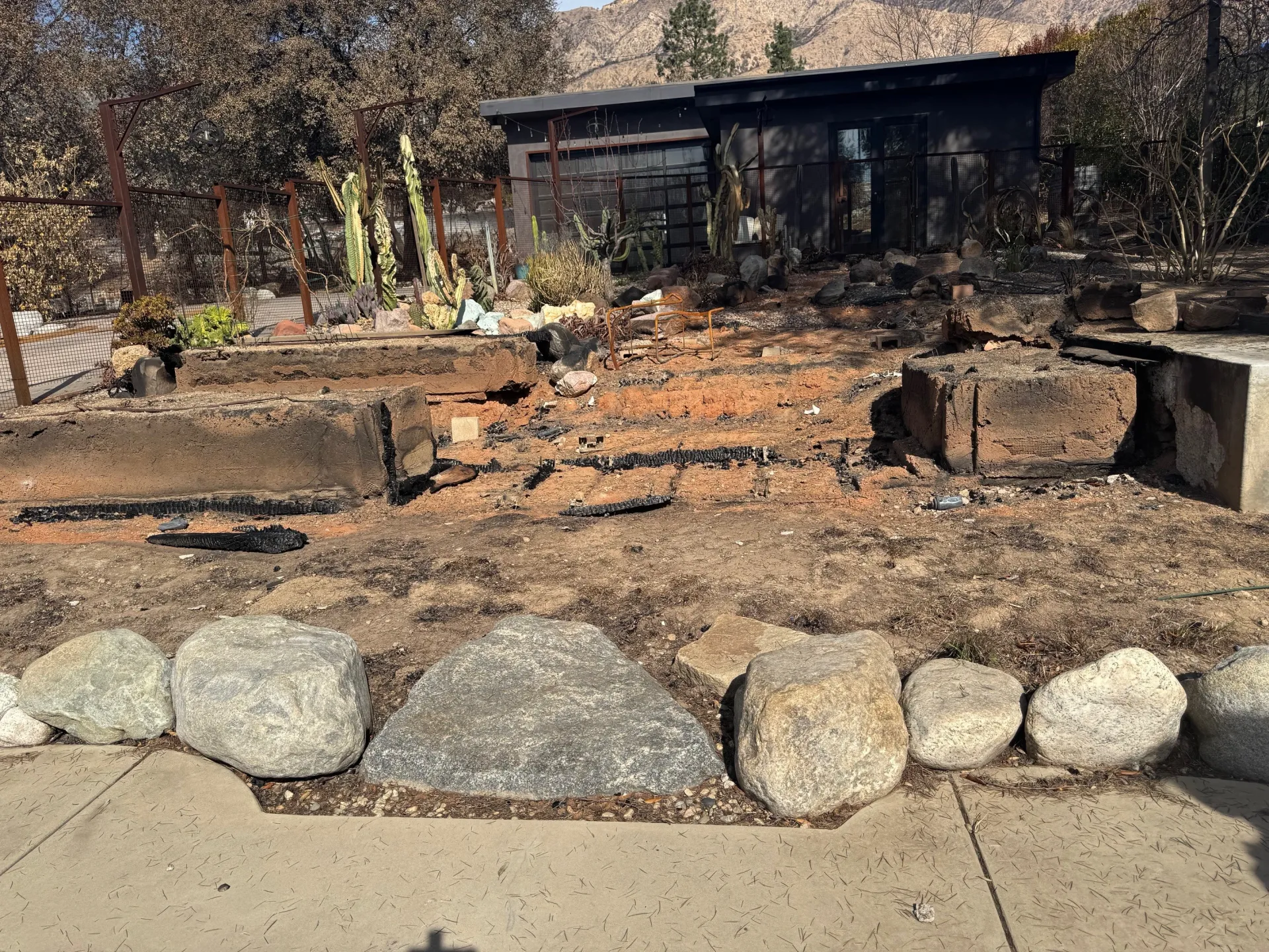 A surviving outbuilding