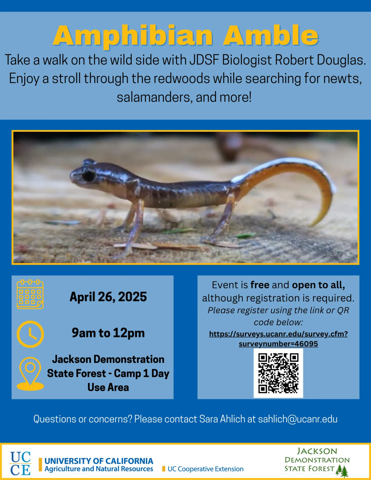 Image of flyer with information about guided walk