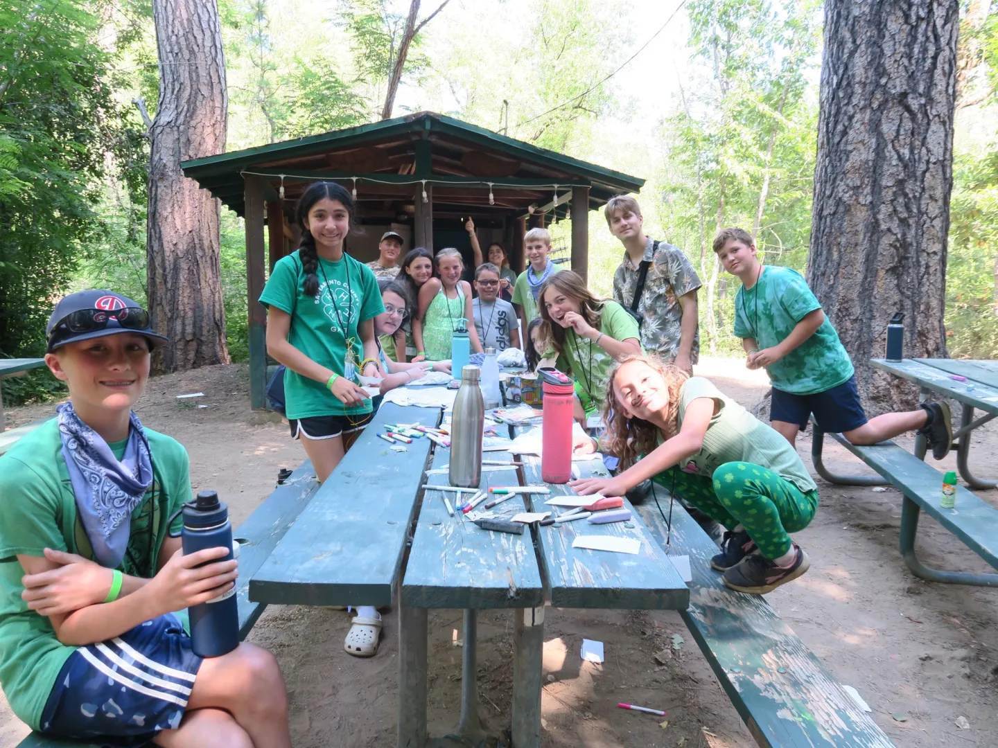 resident camp 2023 art shack