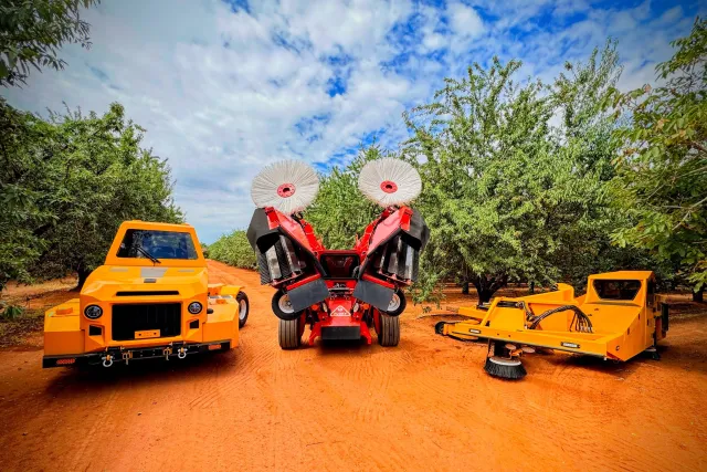 Orchard machinery retrofitted for autonomous operation