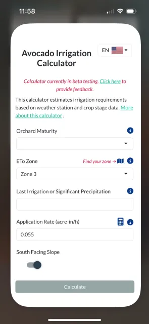 iphone view of avocado version