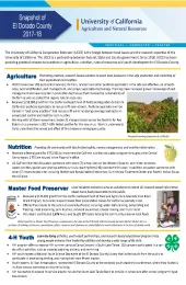 2017-18 El Dorado County Snapshot